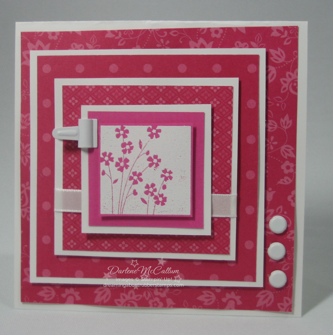 Stampin' Up! For All You Do Stamp Set Pyramid Card