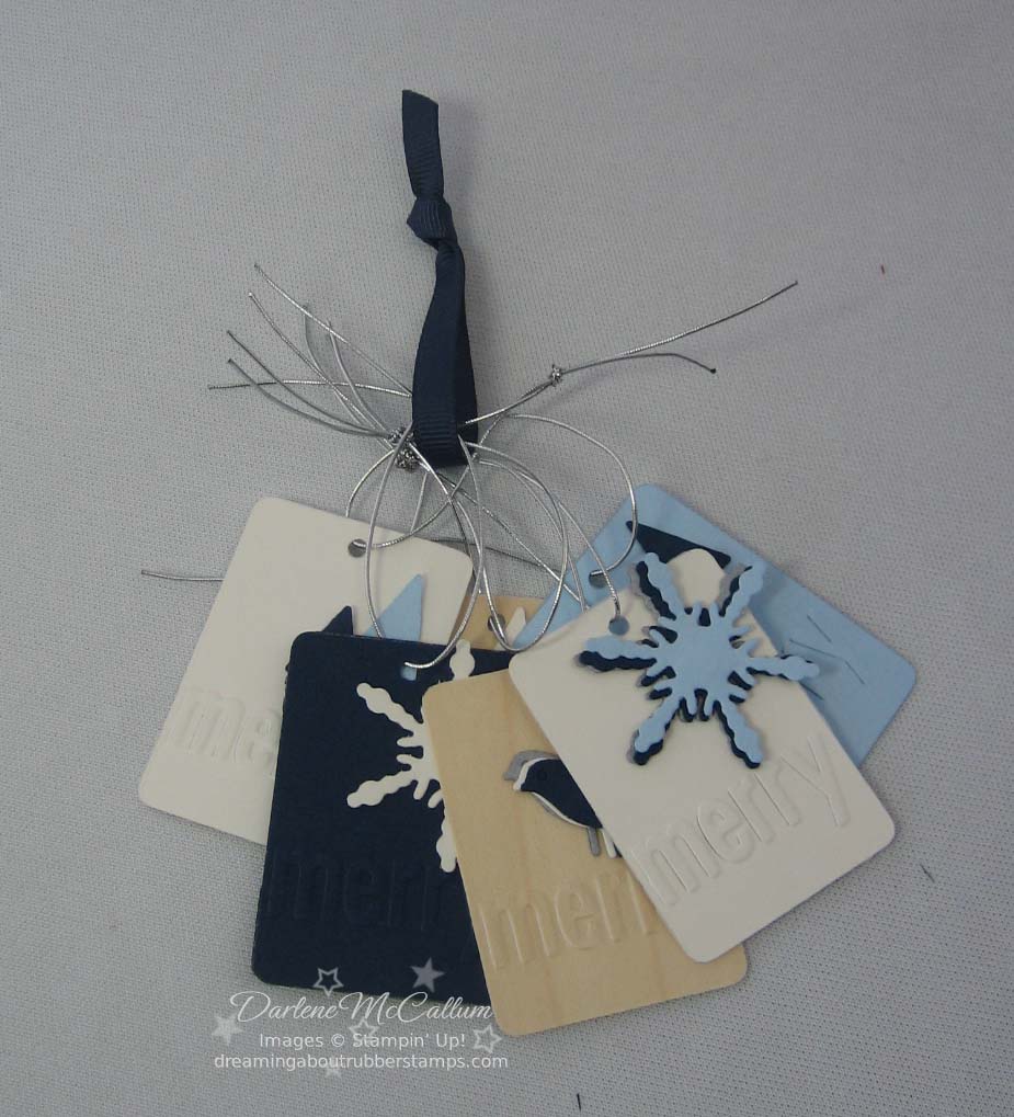 Stampin Up Merry Embosslits