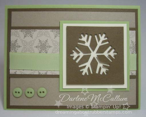 Stampin Up Jumbo Snowflake Punch