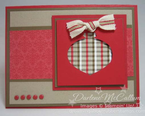 Stampin Up Ornament Punch 