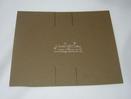 Stampin' up! Canada - Swing Card Step 1
