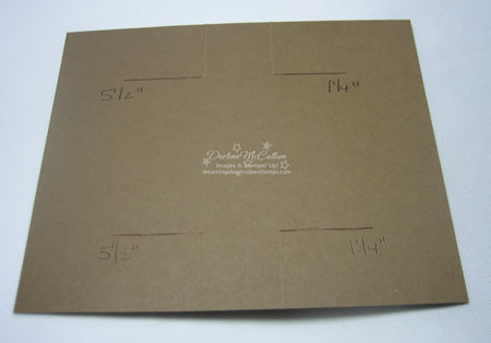 Stampin' up! Canada - Swing Card Step 2