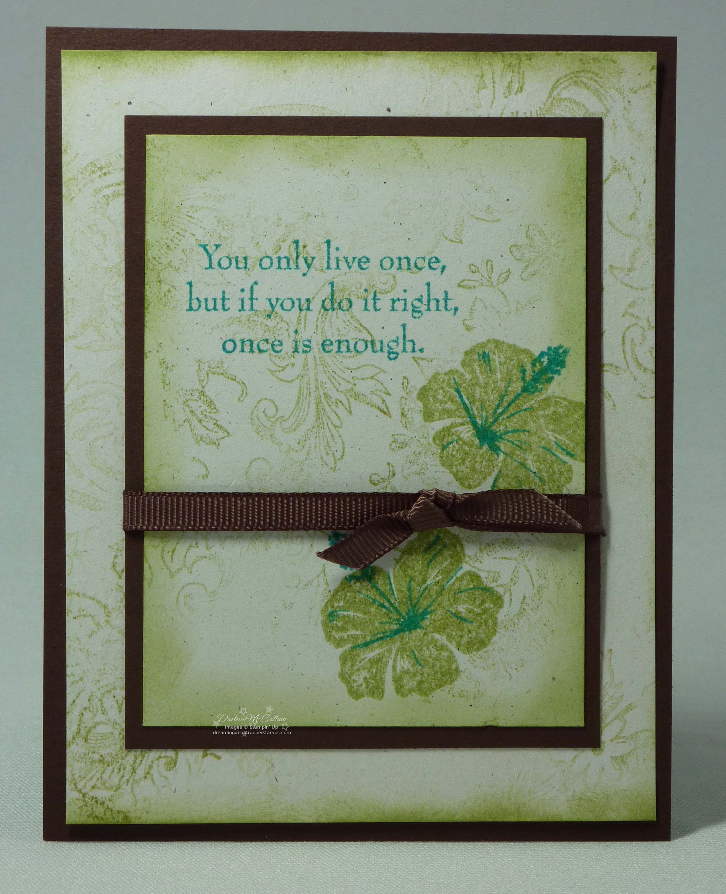 Stampin Up Greenhouse Garden 