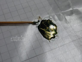 Swirled Metallic Ink