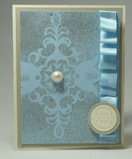 Stampin Up Mostly Vintage Stencil
