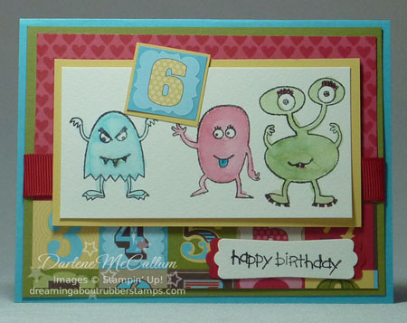 Stampin Up Make A Monster