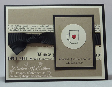 Stampin Up Canada Morning Cup 