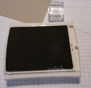 Shadow Stamping with Clear Blocks Step 1