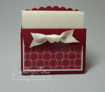 Stampin Up Canada Scallop Envelope with Gift Cards