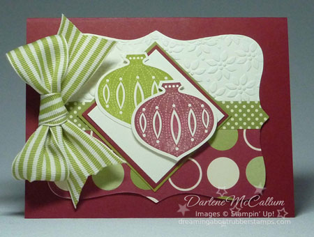 Stampin up Canada contempo Christmas 