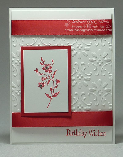 Stampin Up Canada Charming Birthday Card