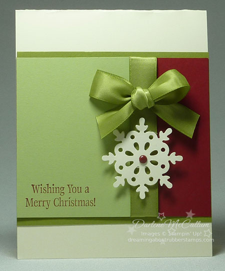 Stampin' Up! Canada Northern Frost Decorative Strip Card