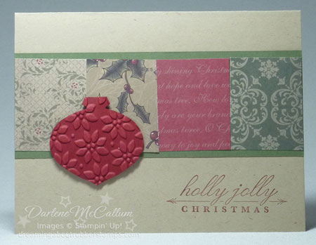 Stampin Up Canada Deck the Halls Canada