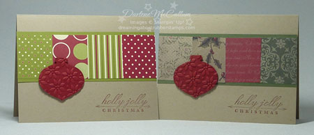 Stampin Up Canada Chrismtas Cards