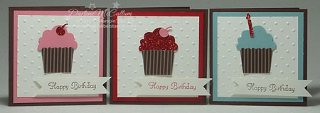 Stampin Up Canada Build A Cupcake Punch Cards