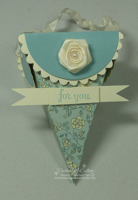 Big Shot Petal Cone in Springtime Vintage Paper 