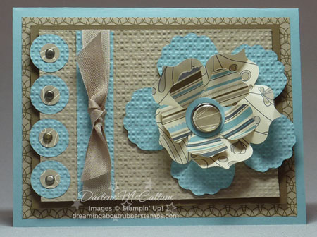 Fun Flowers Card with Elegant Soiree Paper