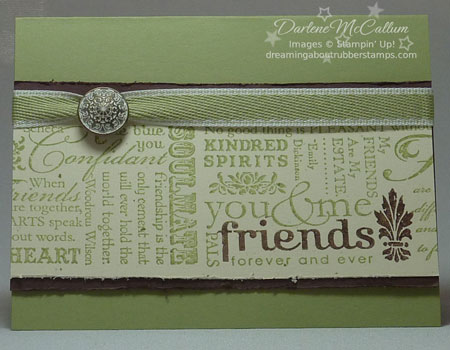 Freindly Words Wheel Card