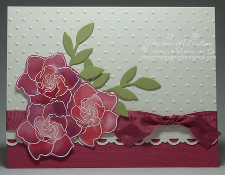 Card #1 Growing Green Watercolor Wash
