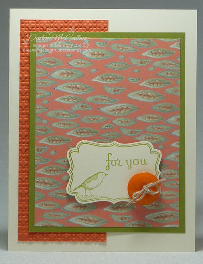 Four Frames Stamp Set with Paisley Prints Paper 