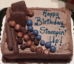 Happy Birthday Stampin Up Cake
