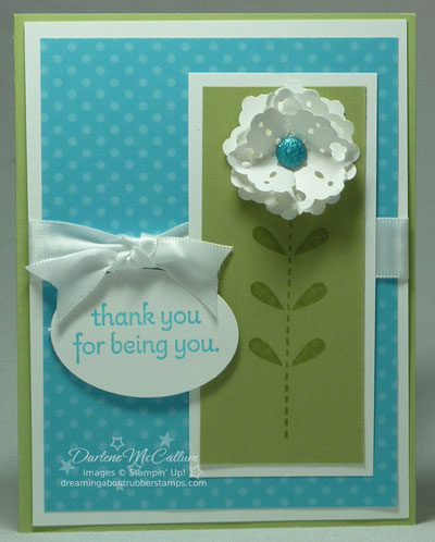 Bold Blossom Stamp Set with Doily Triple Layer Punch 