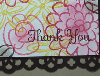 Flower Fest Card Closeup