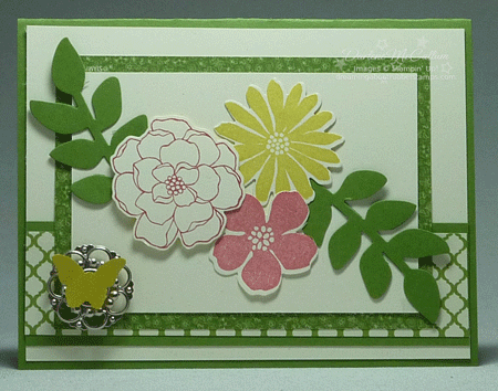 Secret Garden Bundle Card in Yellow