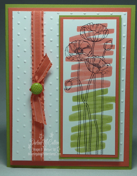 Pleasant Poppies Scribble Technique 