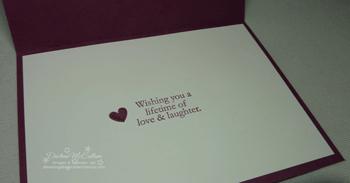 Love and Laughter Card inside