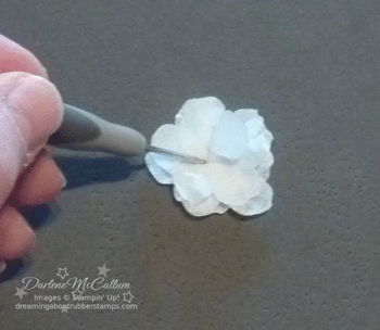 Crepe Flowers Step 2