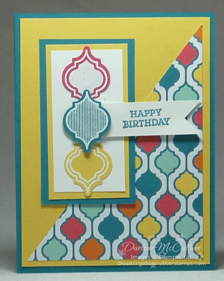Mosaic Madness stamp set and punch