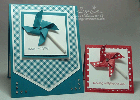 Sizzlet Pinwheel Cards